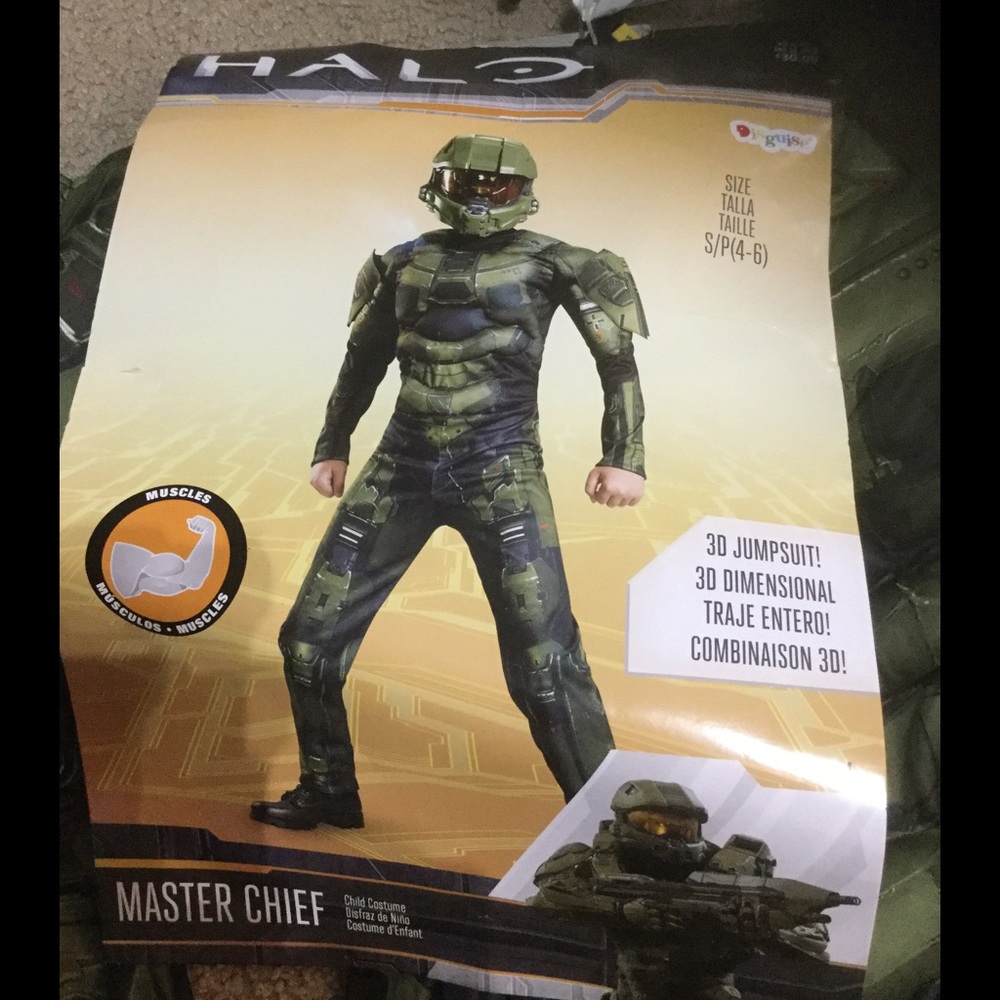 New kids Halo costume size S 4-6